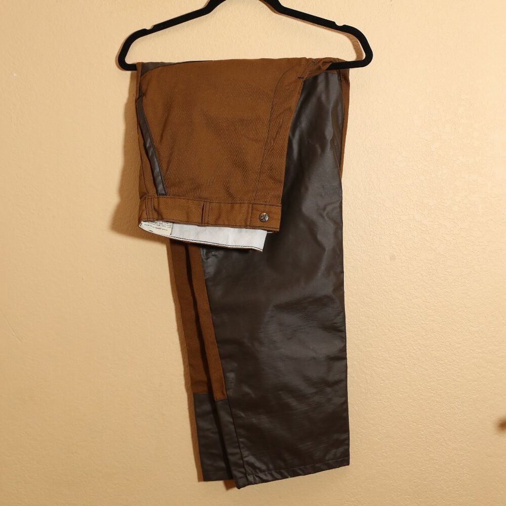 Black Sheep Vintage Double Knee Vinyl Hunting Pants (34x30)